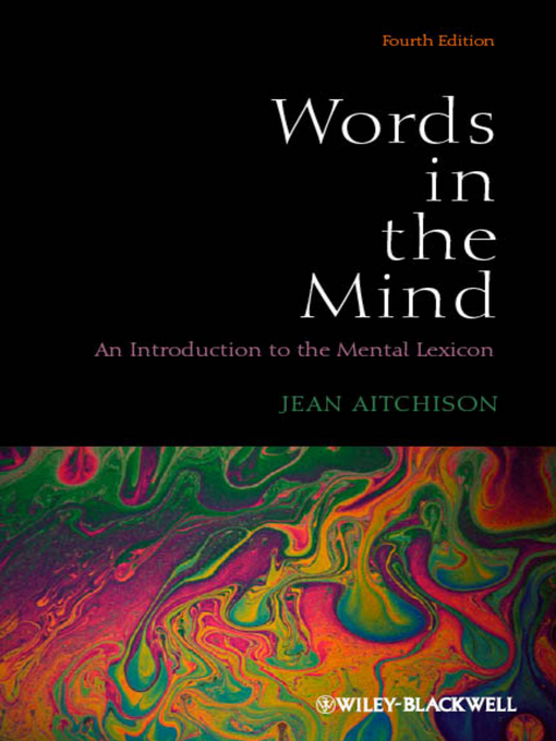 Title details for Words in the Mind by Jean Aitchison - Available